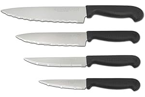 QUTTIN Laser Set 4 Cuchillos Cocina M.Puntos