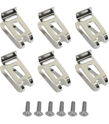 Gürtelclips Für Dewalt 20V Werkzeuge – 4 Stück Edelstahl-Clips Mit Schraubendreher-Bits-Set