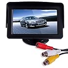 SUNRISE 4.3 Inch High Resolution Car Color TFT LCD Camera Monitor 2 Video Input New Screen