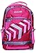 Gleam Stylish Multicolour School Bag ( Pink & Grey ) with Rain Cover RS.1199.00