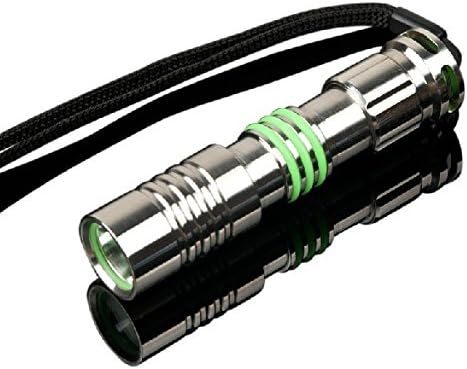 TrustFire Stainless Steel Cree XP-E R2 5-Mode 280-Lumen LED Flashlight with Strap (1*AA/1*14500)
