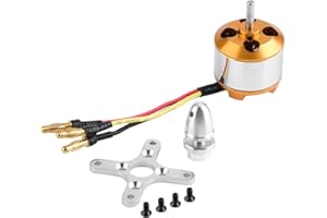 DILWE Moteur Brushless 2814 1000 / 1400KV Moteur 3-4S pour avion RC à voilure fixe(1000KV)