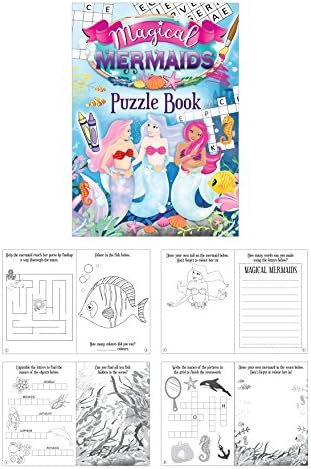 HENBRANDT 48 MINI Fun Kids MERMAIDS Activity BOOKS