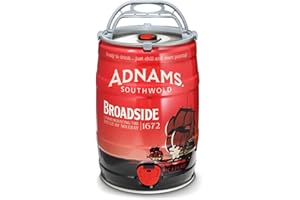 TWELVE GREEN BOTTLES Adnams Broadside Bitter 4.7% Mini Keg – 5 Litre