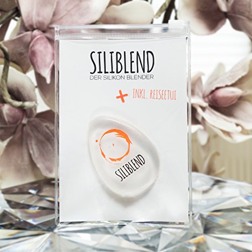 SILIBLEND © DER ORIGINAL PREMIUM SILIKON BLENDER VON IMPERIO | Perfekt zum Auftragen von Make Up & Foundation | 100% Silikon – Super hygienischer Silikon Sponge | Make Up Silikon Blender | Make up Schwamm Silikon - 6