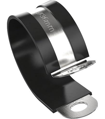 Fascette Stringitubo In Acciaio Inox 304 Con Guarnizione In Gomma – Regolabili 25-27mm – 2 Pezzi Con Chiave Esagonale - 2