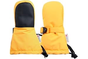 Ami&Li tots Gants d'hiver imperméables pour Enfants - Moufles Chaudes pour Le Ski - Gants de Neige avec Poignets réglables