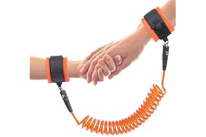 OrionMart Anti Lost Wrist Link Belt for Toddlers Safety Leash Boys & Girls – Soft Comfortable and Breathable Wrist Bands Extends Upto 150cm for Travel & Walk –Wrist Reins for Toddlers/Baby