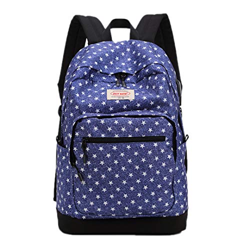 Preisvergleich Produktbild Junge Mädchen Oxford Print USB Lade Laptop Rucksack