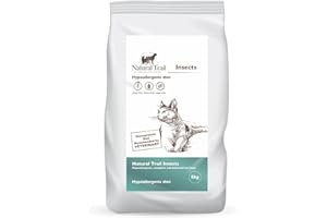 5kg NATURAL TRAIL CAT INSECTS Protein, hypoalergiczna, monoproteinowa, bezbożowa, sucha karma dla kotów premium, na bazie białka owadów