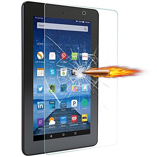 Fire HD 8 Schutzfolie Panzerglas Yica Displayschutzfolie folie f  r Fire HD 8 Tablet  5  Generation   Das neue 6  Generation 2016   9H H  rte   Anti-K