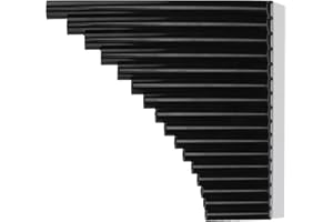 GAEIRT Flauta De Cacerola Con Llave En C, Tubos De Cacerola Fáciles De Aprender Y Tocar Más Duraderos Que Las Flautas De Bambú Tienen Una Vida útil Más Larga Con Material ABS Para Desarrollar El(negro)