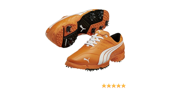 puma golf shoes orange