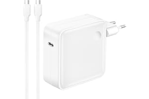 DEUMMIU MacBook Pro Ladegerät,96W USB C Netzteil mit MacBook Pro 16,15,14,13 Zoll,Mac Book Air 13 Zoll,iPad Pro 12,9/11 Zoll,HP,Lenovo,und mehr mit 1.8M USB C auf C Ladekabel
