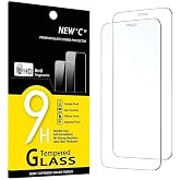 NEW'C Screen Protector for iPhone 12, iPhone 12 Pro, Tempered Glass