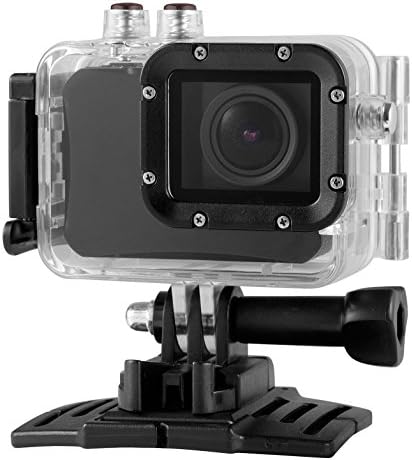 Action Camera 4K Ultra High Definition Desire2 See Dare HD Sport Action Camera Camcorder 16 mega pixel WiFi with SportCam App for Smart Phone Viewing Realtime Waterproof 20m Camera 150 Degree Wide View Angle 2 Inch LCD Screen Rechargeable Batteries Accessories Mount Pack - Black