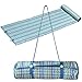 Produktbild JEMIDI Strandmatte mit Kissen ca. 185cm x 63cm Schaumstoff gepolstert Badematte Isomatte Campingmatte Strand Matte Schwimmbadmatte 60cm x 180cm (Blau Streifen mit Kissen)
