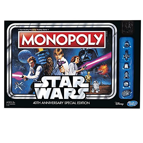 Preisvergleich Produktbild Hasbro – c19901010 – Monopoly Star Wars 40 Jahre