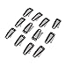 Imported 12pcs 10 Teeth Steel Snap Clip for Hair Extension Weft Wigs 35mm- Black RS.220.00
