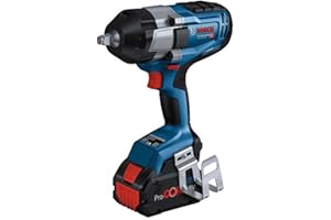 Bosch Professional BITURBO GDS 18V-1000 Cordless Impact Driver (1000 Nm Tightening Torque, 1600 Nm Breakaway Torque, 2 x ProCORE18V 8.0 Ah rech. Batteries, GAL 1880 CV Quick Charger, in L-BOXX 136)