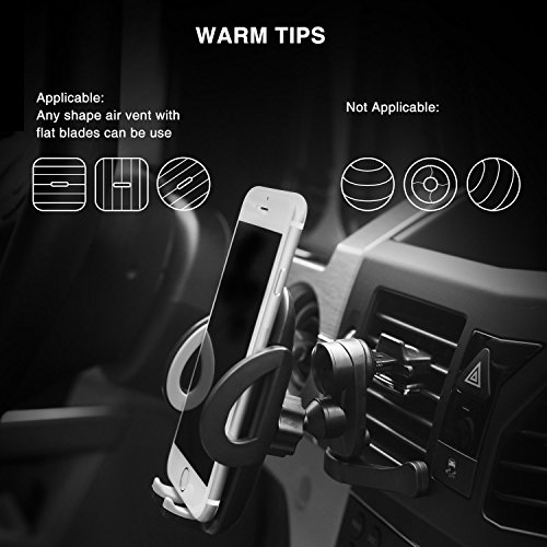 360--Rotation-Universal-Car-Holder-Car-Brainwizz--On-Air-VentVent-Mount-For-iPhone-Samsung-and-other-Smart-Phones-and-GPS-Devices-Maximum-Width-95-CM-Opening-with-1-Click