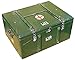 Produktbild grosse Sanitätskiste "WB" Transportkiste aus GFK Aufbewahrungskiste Maße ca 77x50x38cm Gewicht ca 20kg Militärkiste Munitionsbox GFK BOX Shabby Vintage