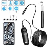 silvercrest hd camcorder wasserdicht HOHE KOMPATIBILITÄT UND STABILITÄT - Das USB-Kabel des neuen Endoskops ist fest mit dem WLAN-Sender verbunden, um ein stabileres WLAN-Netzwerk zu schaffen. Stellen Sie die Verbindung stabiler und schneller her. Perfekt kompatibel mit fast allen iOS- und Android-Versionen von Handys / Tablets