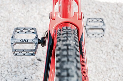 AARON Rock Plattform Mountainbike / MTB Pedale mit hochwertiger Lagerung und top Grip, Trekking Fahrradpedale, verschiedene Farben - 4