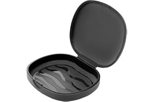 VODUNS Porta Apparecchio Denti 3.54*2.83 Inch Porta Protesi Dentale Nero Materiali per Uso Alimentare Facile da Pulire Alta Capacità per Anziani Bambini Dormire Fare il Bagno Riporre Parentesi Graffe Protesi