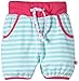 Eltern by Salt & Pepper Baby Girls 0-24m E NB Shorts Ladybird Striped Shorts, Blue (Angel Blue 416), 0-3 Months (Manufacturer size: 56)