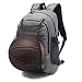 Produktbild TuGuan Laptop Rucksack, Business Travel strapazierfähiger Daypack mit USB Ladeanschluss, wasserdicht College School Computer Tasche Frauen & Männer passt 15,6 Zoll Laptop Notebook - grau …