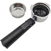 Al&uuml;minyum Alaşımlı Espresso Portafilter, Dongling i&ccedil;in 51Mm 3-Kulak Dipsiz Kahve Makinesi Kolu, Ev ve Ticari Kullanım i&ccedil;in