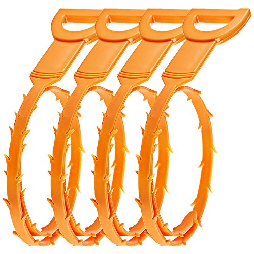 Senhai Haar Abfluss verstopfen Remover, 4er Pack ablassen Snake Equipment / Auger-Typ Reinigungswerkzeug