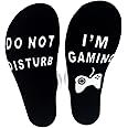 FGFD&OU Calze per Donna e Uomo Inverno Migliori Calzini di Natale del Regalo Calzini, Do Not Disturb calza, I'm Gaming ' Calz
