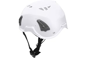 KOSDFOGE Climbing Helmet, GUB D8 Rock Hiking Climbing Helmet Womens Kids Adults Caving Work Helmet for Mens Lightweight for Rappelling and Mountaineering(White)