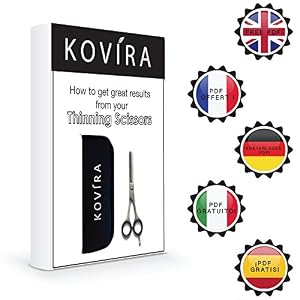 Kovira Professional Hair Thinning Scissors - 6.5 Inch/16.5cm Overall Length - Razor Sharp Thinning Shears - Japanese… - Image 6