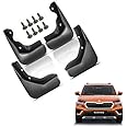 Autokaar OE Type/Box Type Car Mud Flap for Skoda Kushaq, Black
