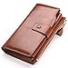 Produktbild Malloom® Women Leather Three fold Wallet Coin Purses Credit Card Holder Pocket (braun)