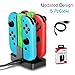 Produktbild LILY Joy-Con Controllers Ladestation Dock Station Gamepad Power Ladegerät für Nintendo Switch Joy-Con , LED-Ladeanzeige