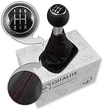 Technische Parametern: 5-Gang (Sport Design - Rot). Schaltknauf - Schwarz-Chrom Deckel mit Aluminiumring. Schaltmanschette - Schwarz mit unten Rahmen !