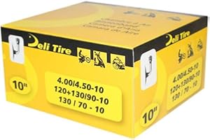 MOTODAK DELI (MotorisÃ)©) Chambre A AIR 10'' 4.00 A 4.50-10, 120-90-10, 130-90-10, 130-70-10 Deli Valve Coudee