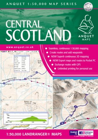 Preisvergleich Produktbild Anquet Central Scotland 1:50000 (PC)