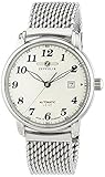 Zeppelin Herren-Armbanduhr XL LZ127 Graf Analog Automatik Edelstahl 7656M5