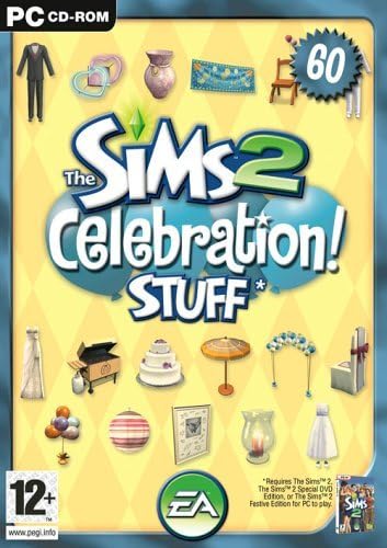 The Sims 2: Celebration! Stuff (PC CD) Expansion Pack Hungarian Cover 100% UK/EU PAL Compatible - Game plays in English