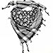 Craftshub Black White Skull Jacquard Arafat Desert Scarf - Stylish desert scarf is must have fashion accessory for both men and women. RS.375.00