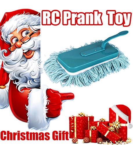 Preisvergleich Produktbild Happy Event Kreatives Reinigungsmittel Mopp Auto Ferngesteuertes Auto Wischmopp RC Vehicle Streich Spielzeug