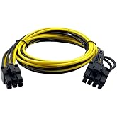 Zauss 30cm Erkek-erkek 6 Pin Pcı-e To 8 Pin Pcı-e Ekran Kartı Power &Ccedil;evirici Kablo
