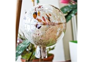 LAUSCHAER GLASKUNST Gartenkugel aus Glas, Alabaster