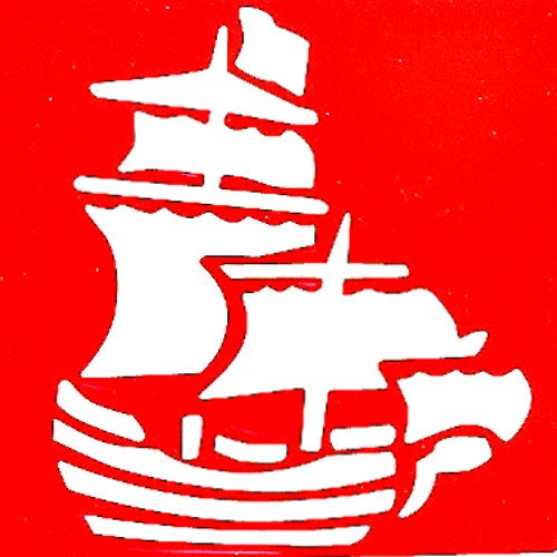 German Trendseller® – 6 x Piraten Mal-Schablonen┃ Zeichenschablone ┃ Piraten-Schiff ┃ Piraten Crew ┃ Mit diesen Vorlagen lassen sich die tollsten Piraten-Motive Kinderleicht Malen! - 3