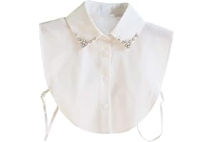 Hocaies Colletto Staccabile Donna Colletto Camicia Finto Donna Camicia Colletto Falso Colletto Camicia Bianco Mezzo Camicia Donna